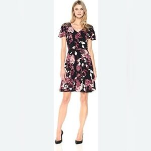 Ivanka Trump Floral And Lace Dress